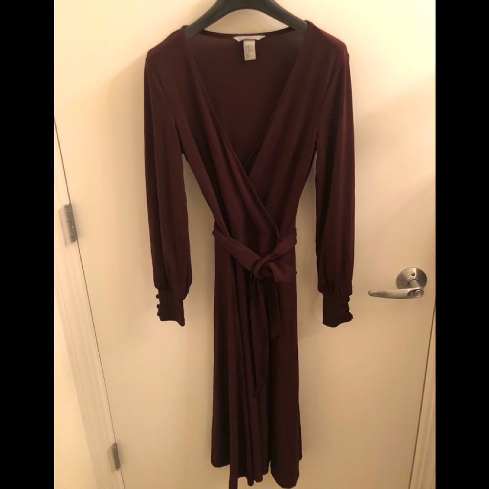 Long sleeves midi dress